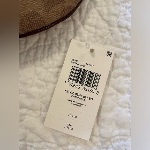 Signature Coach Bethany Belt Bag in Tan/Rust in EUC - Picture 3 of 15